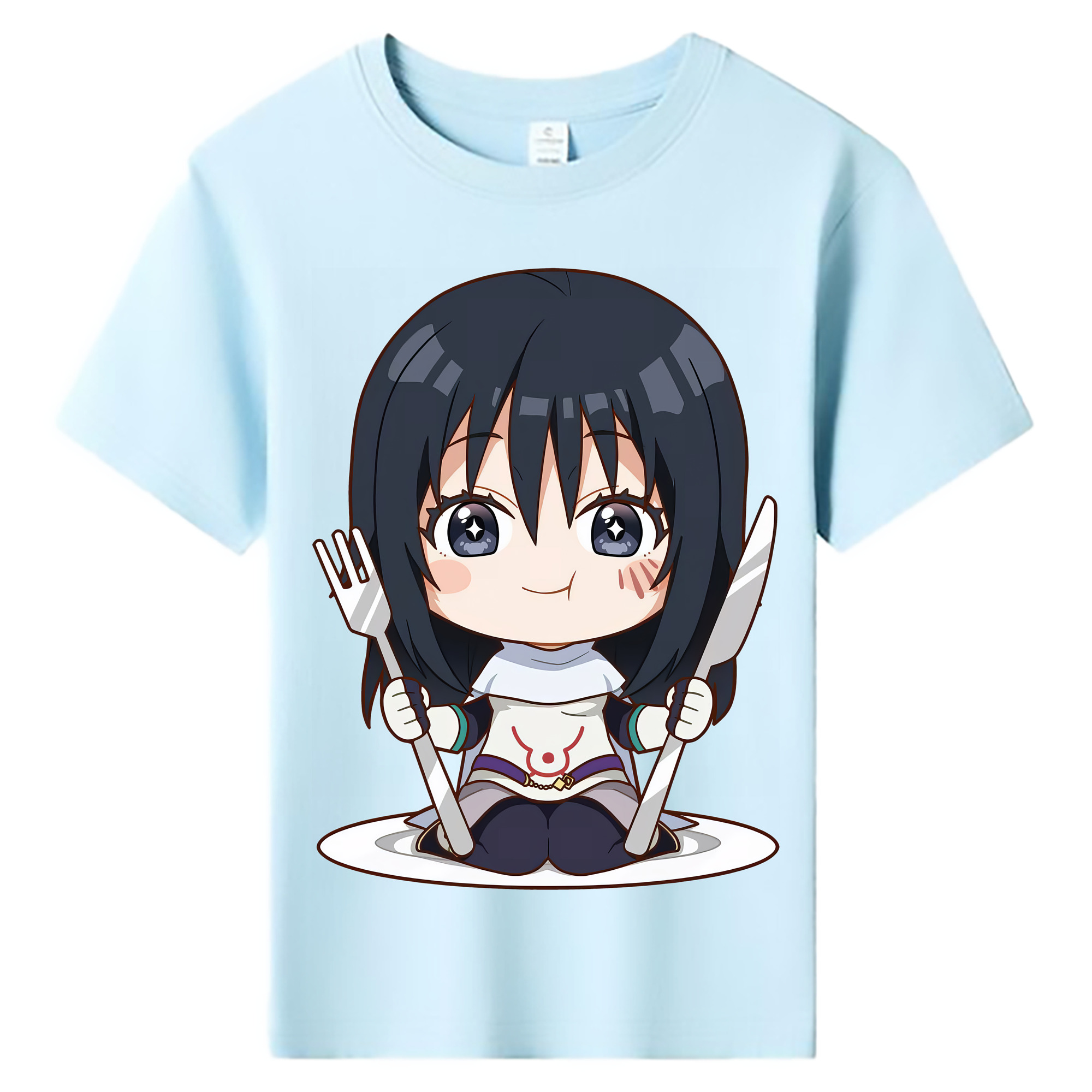 （画像用） 転スラ Regarding Reincarnated to Slime 綿100％キッズTシャツ（フロントプリント）
